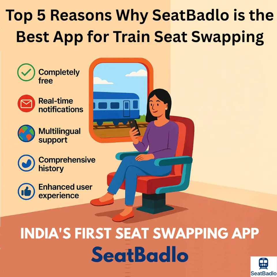 5 Ways SeatBadlo Helps with Train Seat Swapping